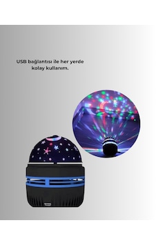 Star - 97 - Master Galaxy Projektör 360 Dönebilen Gece Lambası, Dekoratif - Dpmıx-hb - Ambiyans Işığı Star - 97 - Master Galaxy Projektör 360 Dönebilen Gece Lambası, Dekoratif - Dpmıx-hb - Ambiyans Işığı