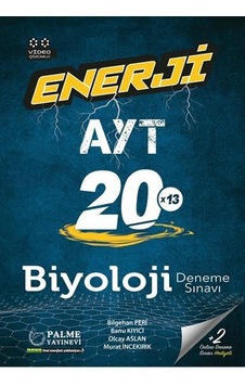 Palme Ayt Enerji Biyoloji 20 Deneme Palme Ayt Enerji Biyoloji 20 Deneme