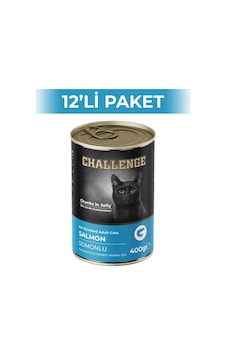 Challenge Somon Balıklı Kısırlaştırılmış Yetişkin Kedi Konservesi 12 x 400 G Challenge Somon Balıklı Kısırlaştırılmış Yetişkin Kedi Konservesi 12 x 400 G