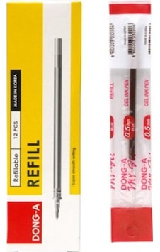 Kırmızı My Gel 0.5Mm Ince Iğne Uçlu Jel Kalem Yedeği 1 Adet Dong- Kırmızı My Gel 0.5Mm Ince Iğne Uçlu Jel Kalem Yedeği 1 Adet Dong-