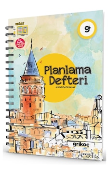 Gri Koç Planlama Defteri Çok Renkli