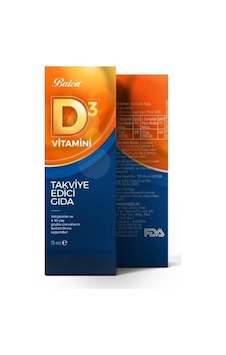 Balen D3 Vitamini 20 Ml Balen D3 Vitamini 20 Ml