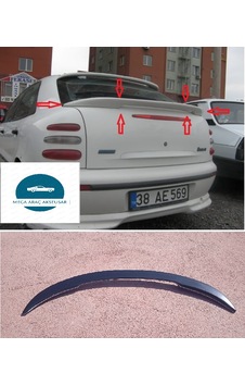 Fiat Brava Bagaj Rüzgarlık Boyasız Ham Siyah Fiberclass Fiat Brava Bagaj Rüzgarlık Boyasız Ham Siyah Fiberclass