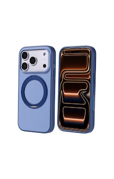 Zore Apple iPhone Uyumlu 17 Pro Kılıf M-safe Şarj Özellikli Standlı Omsy Proton Silikon Kapak - Lacivert Zore Apple iPhone Uyumlu 17 Pro Kılıf M-safe Şarj Özellikli Standlı Omsy Proton Silikon Kapak - Lacivert