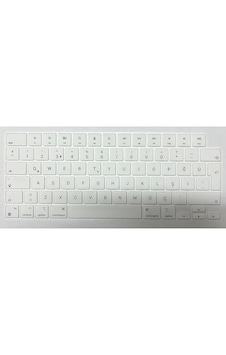Macbook Air 13.6 Inç A2681 M2 - A3113 M3 Işlemcili Türkçe Q Silikon Klavye Koruyucu Uyumlu Beyaz Macbook Air 13.6 Inç A2681 M2 - A3113 M3 Işlemcili Türkçe Q Silikon Klavye Koruyucu Uyumlu Beyaz