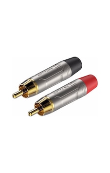 Roxtone RX-J807 Rca Erkek Jak Metal 10 Adet Kırmızı - Siyah Roxtone RX-J807 Rca Erkek Jak Metal 10 Adet Kırmızı - Siyah