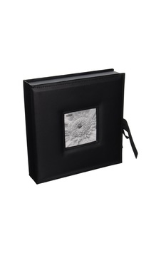 Albums 120 Cepli 3 Halkalı Fotoğraf Kutusu, 10x15/13x18/15x20 Cm Baskılar, Siyah Deri
