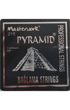 Pyramid Bağlama Teli - Kısa Sap 0,18 Saz Teli - Tezene Hediyeli