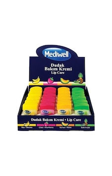 Mediwell Dudak Bakım Kremi Karma Set 24'lü Mediwell Dudak Bakım Kremi Karma Set 24'lü