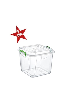 Derin Saklama Kutusu 8 Litre Şeffaf