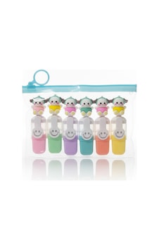 Sevimli Figür Başlıklı Mini Fosforlu Keçeli Kalem-6lı Set-fosfor07 Sevimli Figür Başlıklı Mini Fosforlu Keçeli Kalem-6lı Set-fosfor07