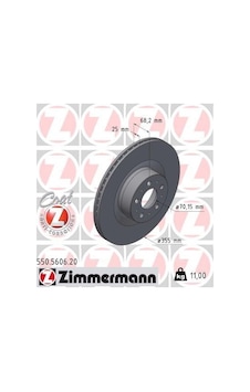 Tesla Model Y Ev Performance Pack Awd 2019- Ön Fren Diski 355mm 2adet Tk. Zimmermann Tesla Model Y Ev Performance Pack Awd 2019- Ön Fren Diski 355mm 2adet Tk. Zimmermann