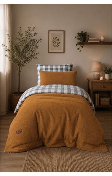 Tek Kişilik Zerdeçal Yatak Örtüsü Seti Sherpa Yün Efektli/çift Taraflı Kullanım/180x230cm Zerdeçal Zerdeçal Tek Kişilik Zerdeçal Yatak Örtüsü Seti Sherpa Yün Efektli/çift Taraflı Kullanım/180x230cm Zerdeçal Zerdeçal