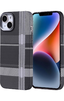 Apple Uyumlu iPhone 13 Uyumlu Kılıf Magsafe Şarj Özellikli Karbon Fiber Görünümlü Zore Nekst Kapak - Gri-siyah Gri - Apple Uyumlu iPhone 13 Uyumlu Kılıf Magsafe Şarj Özellikli Karbon Fiber Görünümlü Zore Nekst Kapak - Gri-siyah Gri -