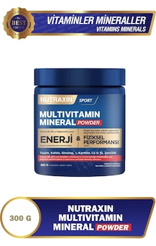 Nutraxin Multivitamin Mineral Powder 300 Gr Nutraxin Multivitamin Mineral Powder 300 Gr