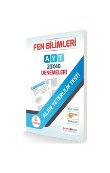 Ayt Fen Bilimleri 20 X 40 Denemeleri Farklı Sistem Yayınları