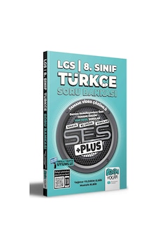 2022 LGS 8.Sınıf Türkçe SES PLUS Soru Bankası- Benim Hocam Yayınları 2022 LGS 8.Sınıf Türkçe SES PLUS Soru Bankası- Benim Hocam Yayınları