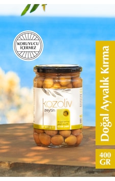 Kozoliv Doğal Ayvalık Çeşidi Kırma Yeşil Zeytin Cam 400 G Kozoliv Doğal Ayvalık Çeşidi Kırma Yeşil Zeytin Cam 400 G