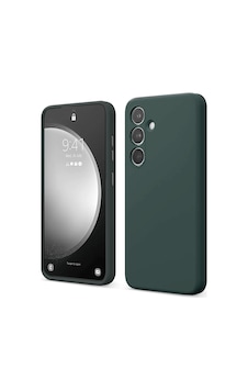 Samsung Galaxy Uyumlu S24 Fe Kılıf Biye Yumuşak Silikon Case Koyu Yeşil Samsung Galaxy Uyumlu S24 Fe Kılıf Biye Yumuşak Silikon Case Koyu Yeşil