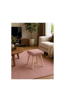 Solo Teddy Kumaş Kaplı Tabure Puf Makyaj Masası Mutfak Balkon Salon Ahşap Ayaklı Tabure Kare Gülkurusu Gülkurusu Solo Teddy Kumaş Kaplı Tabure Puf Makyaj Masası Mutfak Balkon Salon Ahşap Ayaklı Tabure Kare Gülkurusu Gülkurusu