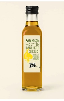 Rengin Suar 2025 Hasatı Sarımsaklı Zeytinyağı 250 ML Rengin Suar 2025 Hasatı Sarımsaklı Zeytinyağı 250 ML
