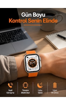 Akıllı Saat Gps Özelliği Bildirim Görme Adımsayar Sesli Görüşme Yapabilen Yeni Nesil Turuncu Akıllı Saat Gps Özelliği Bildirim Görme Adımsayar Sesli Görüşme Yapabilen Yeni Nesil Turuncu