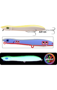 Eurofish Aragon Croax Zigzag 106mm 11gr Su Üstü Maket Balık Ar124 Eurofish Aragon Croax Zigzag 106mm 11gr Su Üstü Maket Balık Ar124