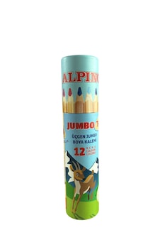 Alpino Jumbo Kuru Boya 12 Renk Tüplü Al-2233 Alpino Jumbo Kuru Boya 12 Renk Tüplü Al-2233