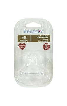 Bebedor Silikon Yumuşak Biberon Emziği 6+ Orta Akış 332 Bebedor Silikon Yumuşak Biberon Emziği 6+ Orta Akış 332
