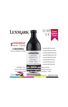 Lexmark X264h11g / X262 / X264dn / X264dn / X364dw / X364dn Toner Tozu Lexmark X264h11g / X262 / X264dn / X264dn / X364dw / X364dn Toner Tozu