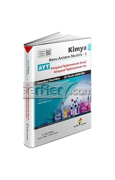 AYT Kimya Konu Anlatım Modülü 3 (Kimyasal Tepkimelerde Enerji-Hız) - Aydın Yayınları AYT Kimya Konu Anlatım Modülü 3 (Kimyasal Tepkimelerde Enerji-Hız) - Aydın Yayınları