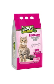 Jungle Bentonit Kedi Kumu İnce Parfümlü 5 Lt 2'li Jungle Bentonit Kedi Kumu İnce Parfümlü 5 Lt 2'li