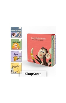 Bebek Üniversitesi Hikayeli İlk Kavramlarım 4 Kitap Set - Sincap Kitap