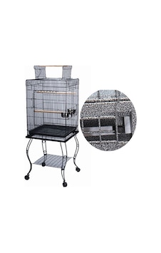 Sehpalı - 816 - Papağan Kafesi Dövme - Spt-gld - Demir 51x51x129 Sehpalı - 816 - Papağan Kafesi Dövme - Spt-gld - Demir 51x51x129