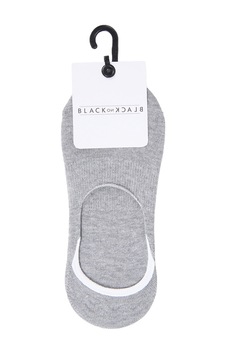 Black On Black Gri Melanj Kadın Babet Çorabı Ymr003 Black On Black Gri Melanj Kadın Babet Çorabı Ymr003