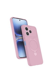Rba Aksesuar Tecno Spark 40 Kılıf M-safe Şarj Özellikli Standlı Zore Samara Kapak - Pembe Rba Aksesuar Tecno Spark 40 Kılıf M-safe Şarj Özellikli Standlı Zore Samara Kapak - Pembe