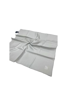 Levidor Düz Twill Ipek Eşarp - Gri Gri Levidor Düz Twill Ipek Eşarp - Gri Gri