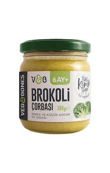 Veg&bones Bebek Çorbası 190 G Brokoli - Ek Gıda 4'li Avantaj Paketi - 4 Adet Tarı Veg&bones Bebek Çorbası 190 G Brokoli - Ek Gıda 4'li Avantaj Paketi - 4 Adet Tarı