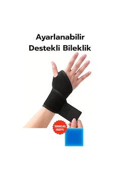 Ayarlanabilir Destekli Kadın Erkek El Bilekliği Sağ Sol El Uyumlu, Spor Ve Günlük Kullanıma Uygun Ayarlanabilir Destekli Kadın Erkek El Bilekliği Sağ Sol El Uyumlu, Spor Ve Günlük Kullanıma Uygun