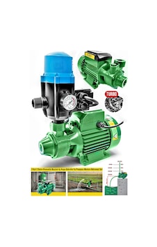 Genel Kullanım Monofaze 220v Turbo Motor-0.5hp 1" Paket Hidrofor Sistem Su Pompa Motoru Dinoması Set Genel Kullanım Monofaze 220v Turbo Motor-0.5hp 1" Paket Hidrofor Sistem Su Pompa Motoru Dinoması Set