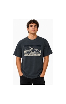 Skechers M Relax Fit Adventure Crewneck T-shirt S2620111-3998 Erkek Tişort Gri Skechers M Relax Fit Adventure Crewneck T-shirt S2620111-3998 Erkek Tişort Gri