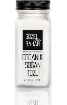 Güzel Ada Gıda Organik Tuzluklu Soğan Tozu 60 G Güzel Ada Gıda Organik Tuzluklu Soğan Tozu 60 G