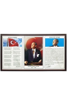 Milli Levha Set Üçlü Atatürk Seti Milli Levha Seti Milli Levha Set Üçlü Atatürk Seti Milli Levha Seti