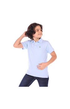 Toontoy Kids Toontoy Erkek Çocuk Polo Yaka Tişört Mavi Toontoy Kids Toontoy Erkek Çocuk Polo Yaka Tişört Mavi