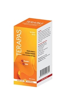 Terapas Karamürver ve İzlanda Yosunu İçeren Şurup 150ml Terapas Karamürver ve İzlanda Yosunu İçeren Şurup 150ml