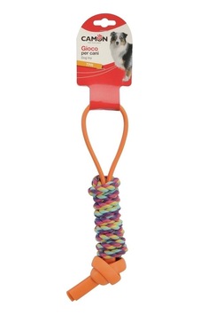 Tpr Malzemeli İp Saplı Eğitici Köpek Oyuncağı - Dayanıklı Isırma Ve Çekiştirme Halatı 31cm