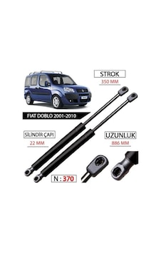 Fiat Doblo Bagaj Amortisörü 2001-2010 Takim 2 Adet 524339786 Fiat Doblo Bagaj Amortisörü 2001-2010 Takim 2 Adet 524339786
