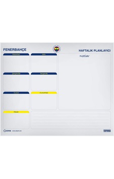 Fenerbahçe Haftalık Takvim Planlayıcı