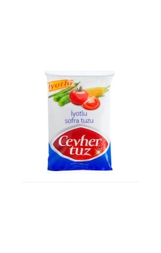 Cevher Tuz İyotlu Rafine Sofra Tuzu 750 G Cevher Tuz İyotlu Rafine Sofra Tuzu 750 G