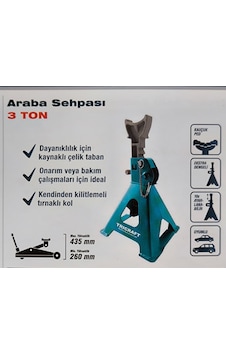 Tricraft 3 Ton Araba Sehpası 2 Adet Çift Olarak